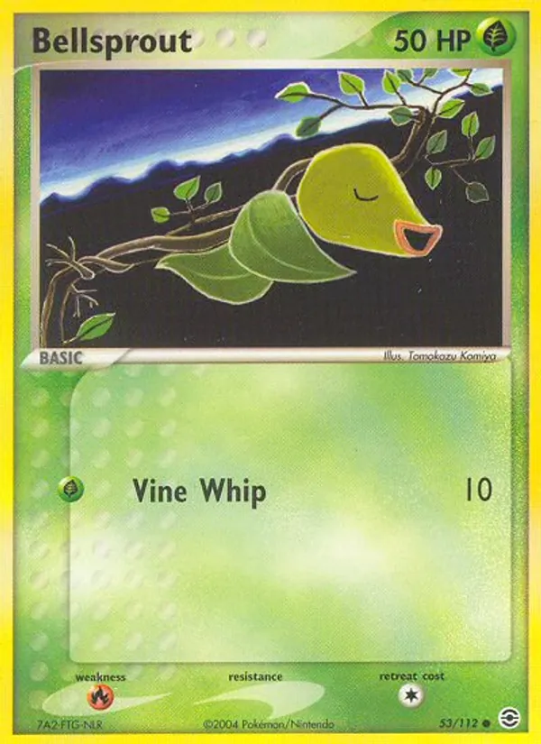 Bellsprout #53 – FireRed & LeafGreen card