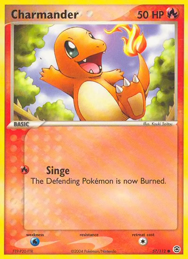 Charmander #57 – FireRed & LeafGreen card