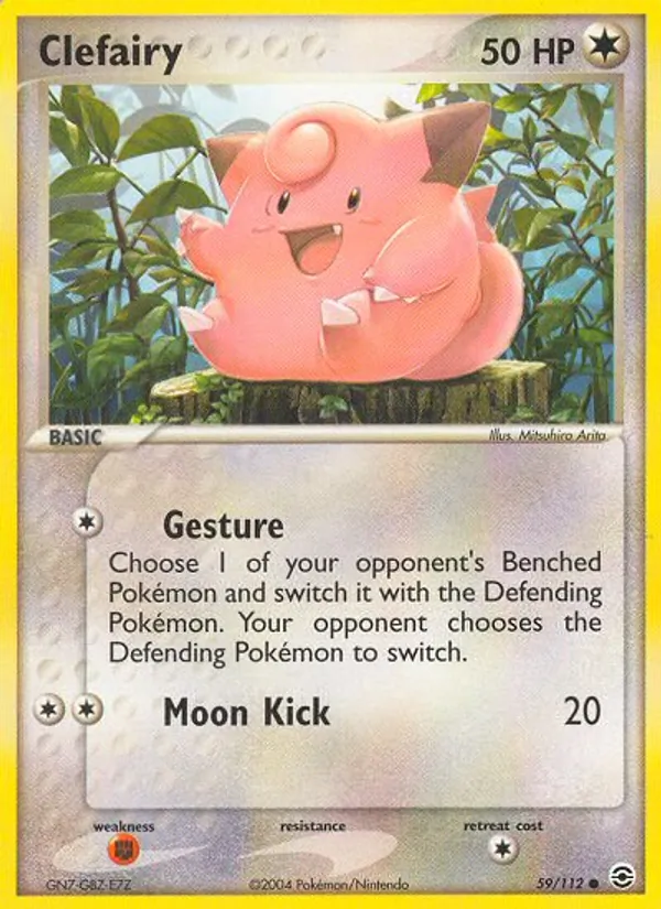 Clefairy #59 – FireRed & LeafGreen card