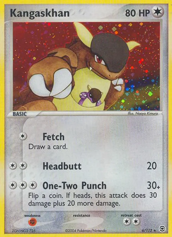 Kangaskhan #6 – FireRed & LeafGreen card