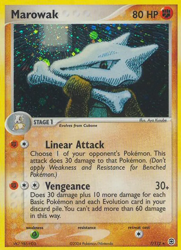 Marowak #7 – FireRed & LeafGreen card