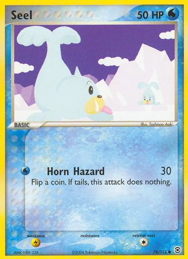 Seel #78 – FireRed & LeafGreen card