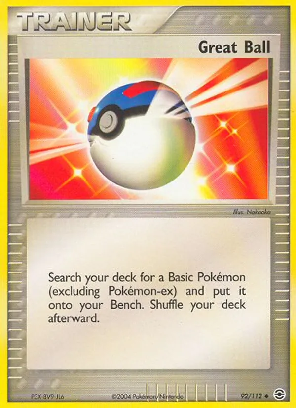 Great Ball #92 – FireRed & LeafGreen card