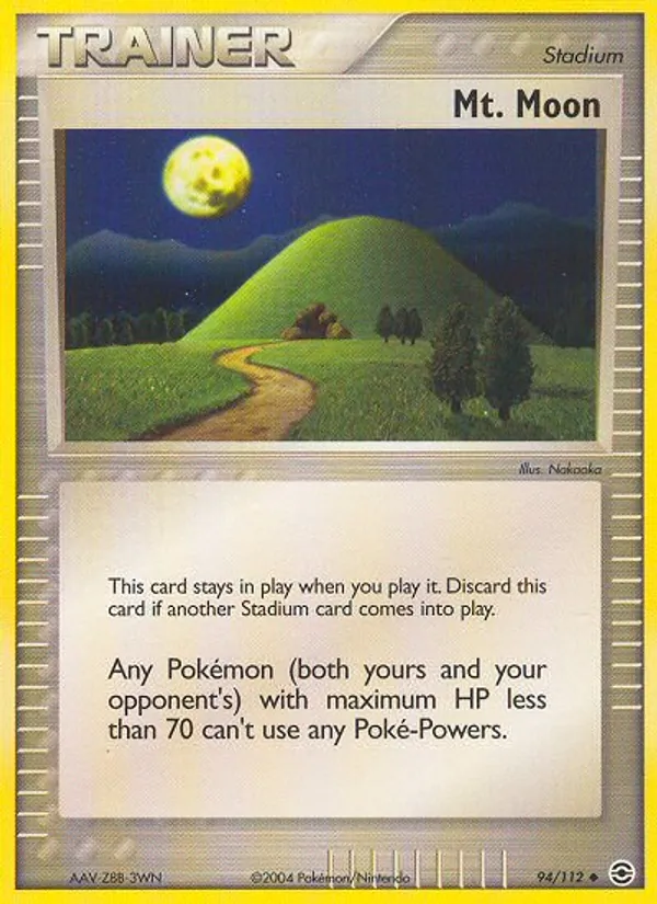 Mt. Moon #94 – FireRed & LeafGreen card