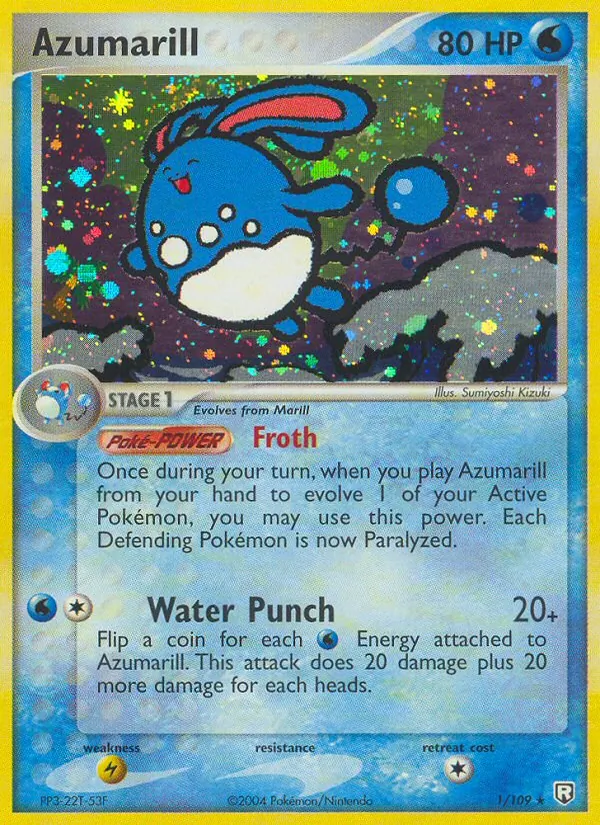 Azumarill #1 – Team Rocket Returns card