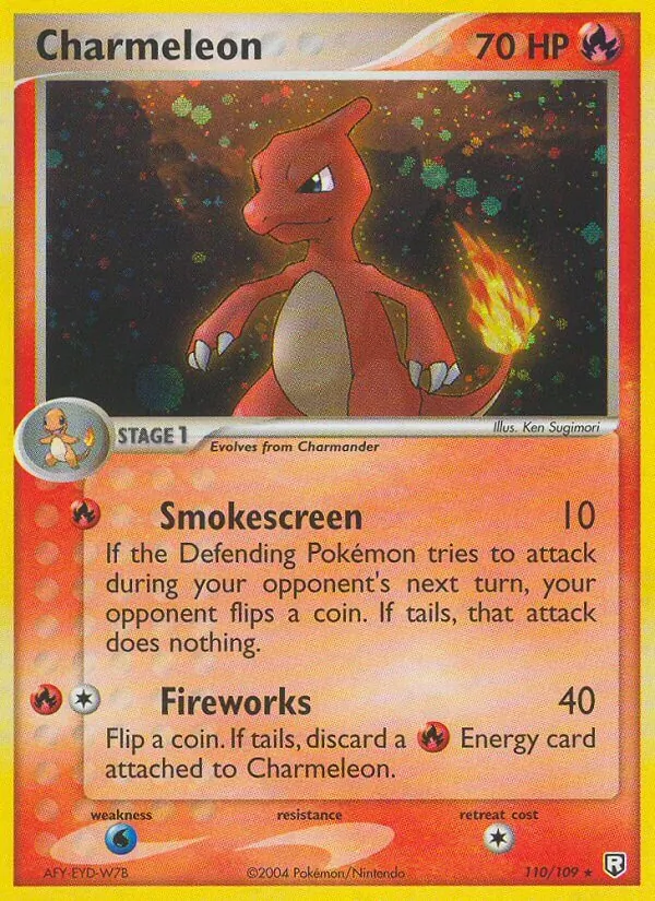 Charmeleon #110 – Team Rocket Returns card