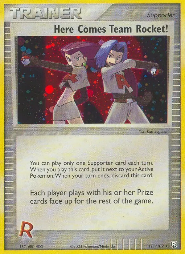 Here Comes Team Rocket! #111 – Team Rocket Returns card