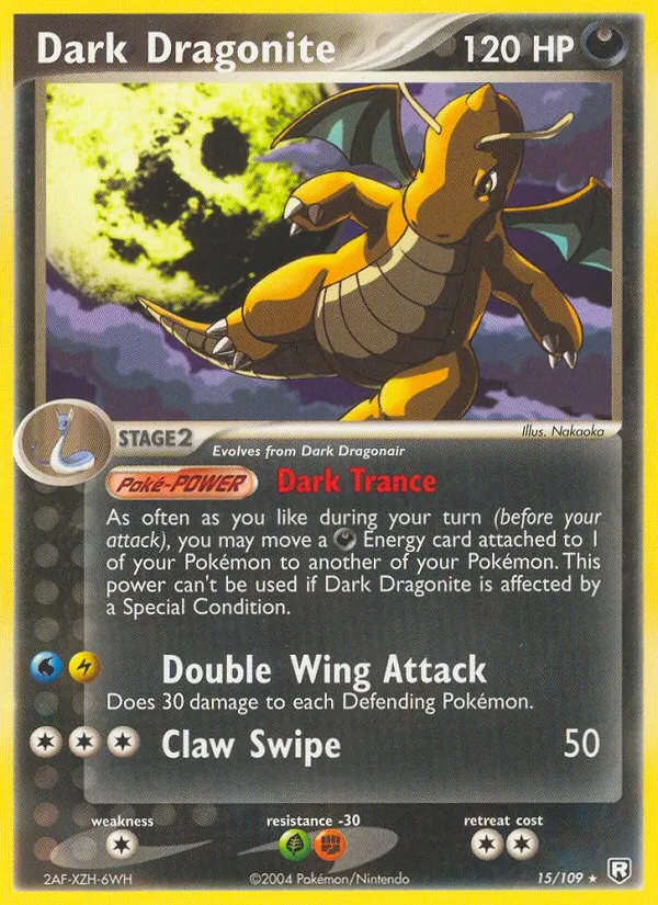 Dark Dragonite #15 – Team Rocket Returns card