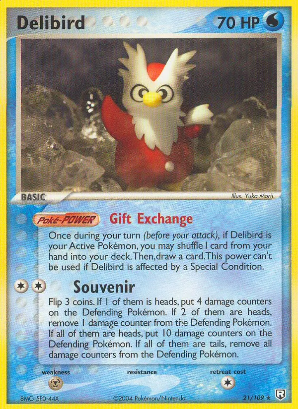 Delibird #21 – Team Rocket Returns card