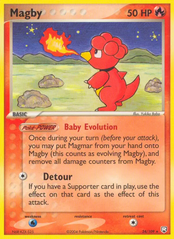 Magby #24 – Team Rocket Returns card