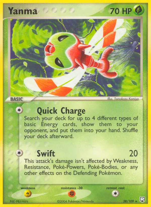 Yanma #28 – Team Rocket Returns card