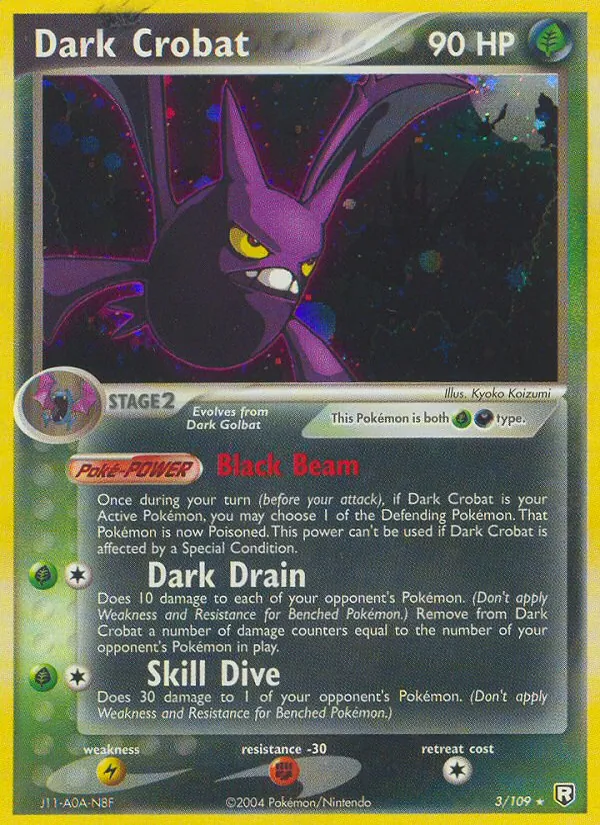 Dark Crobat #3 – Team Rocket Returns card