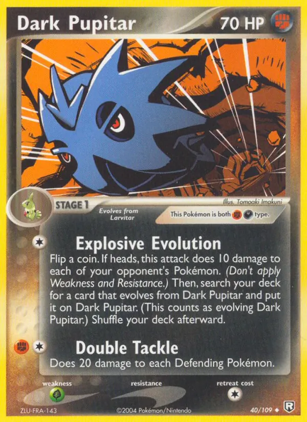 Dark Pupitar #40 – Team Rocket Returns card