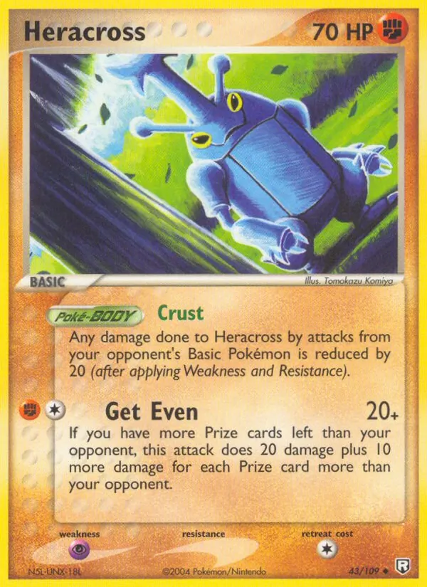 Heracross #43 – Team Rocket Returns card