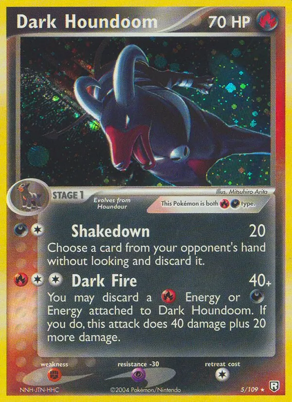 Dark Houndoom #5 – Team Rocket Returns card