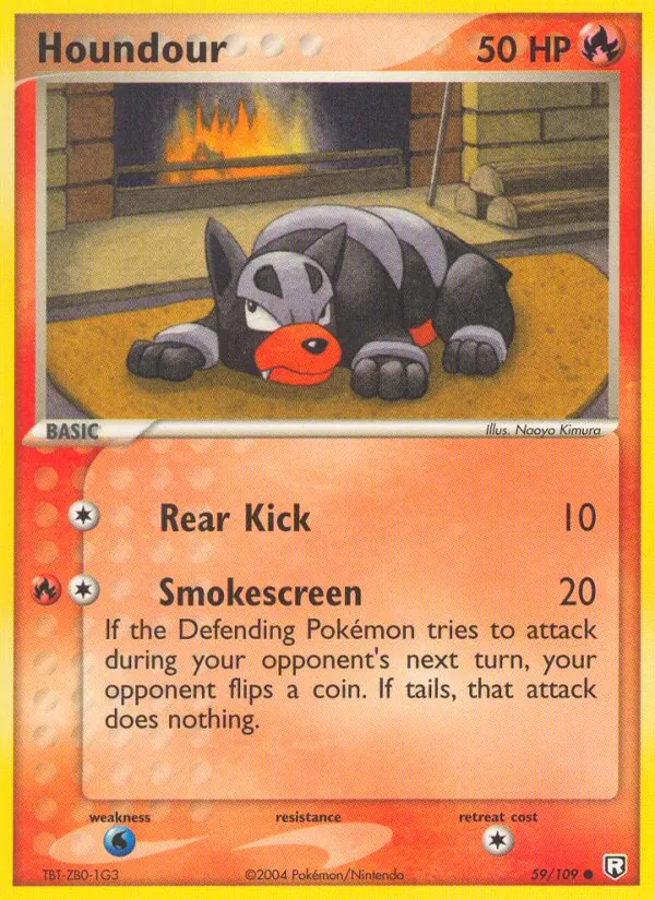 Houndour #59 – Team Rocket Returns card