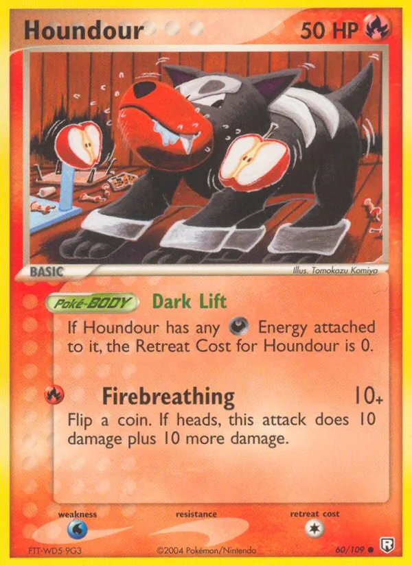 Houndour #60 – Team Rocket Returns card