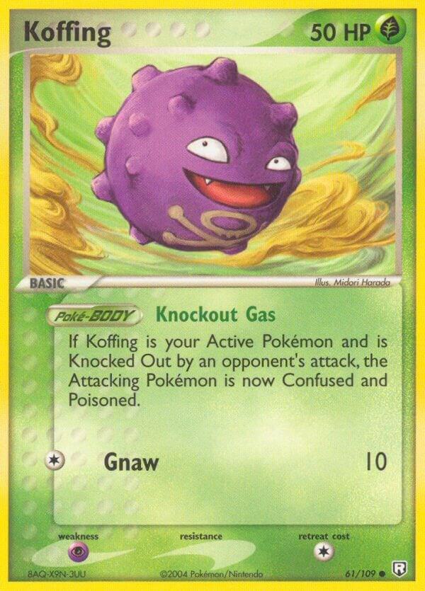 Koffing #61 – Team Rocket Returns card