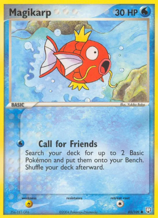 Magikarp #65 – Team Rocket Returns card