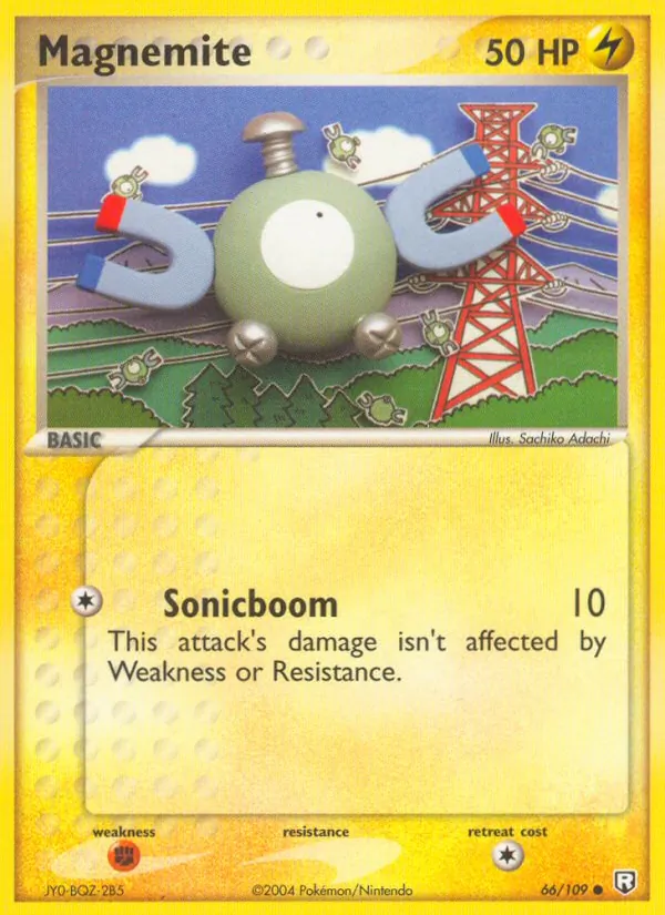 Magnemite #66 – Team Rocket Returns card