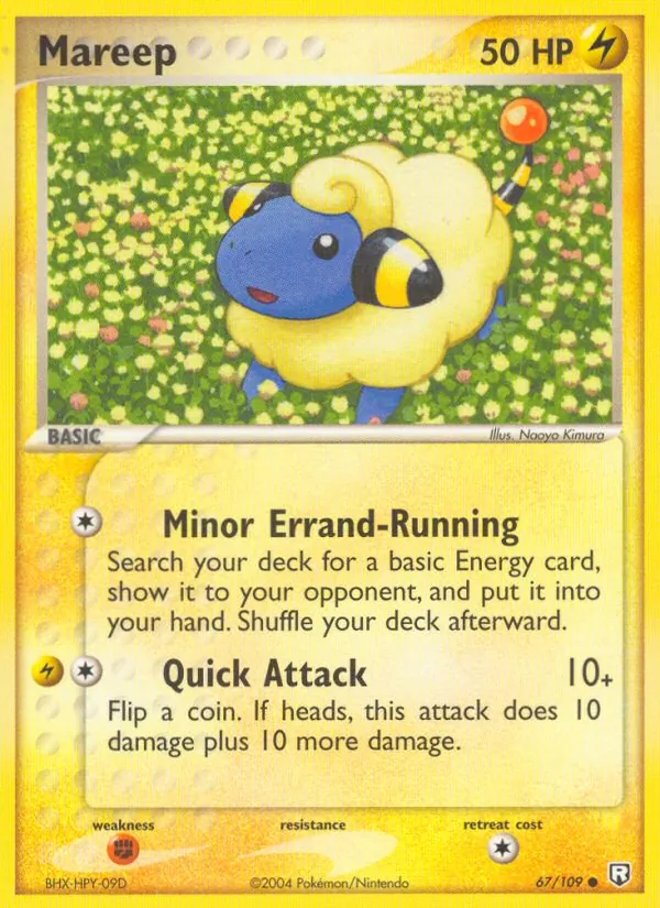 Mareep #67 – Team Rocket Returns card