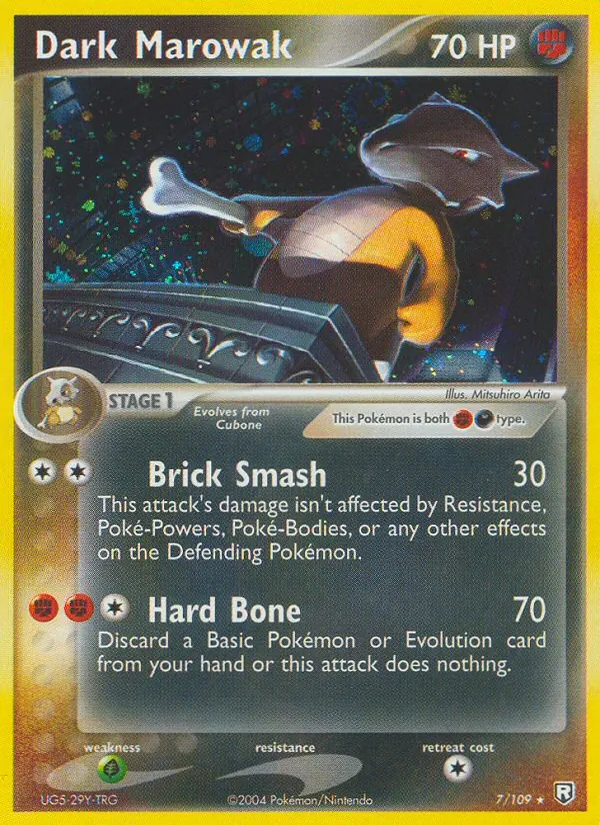 Dark Marowak #7 – Team Rocket Returns card