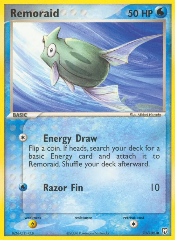 Remoraid #73 – Team Rocket Returns card