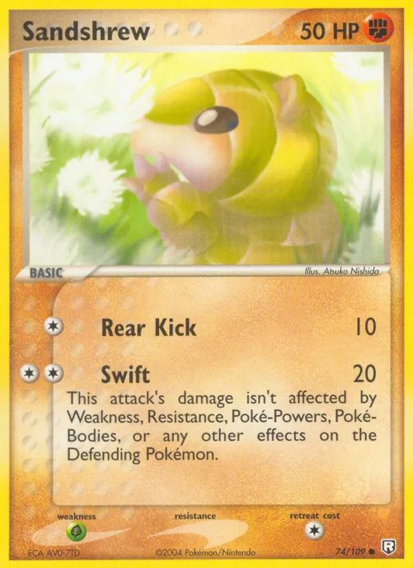 Sandshrew #74 – Team Rocket Returns card