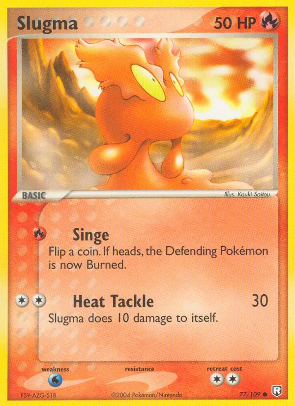 Slugma #77 – Team Rocket Returns card