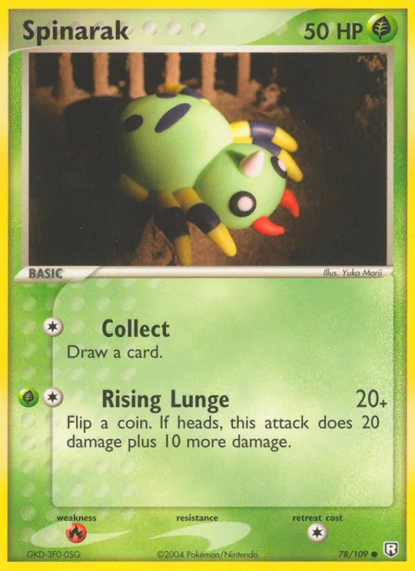 Spinarak #78 – Team Rocket Returns card