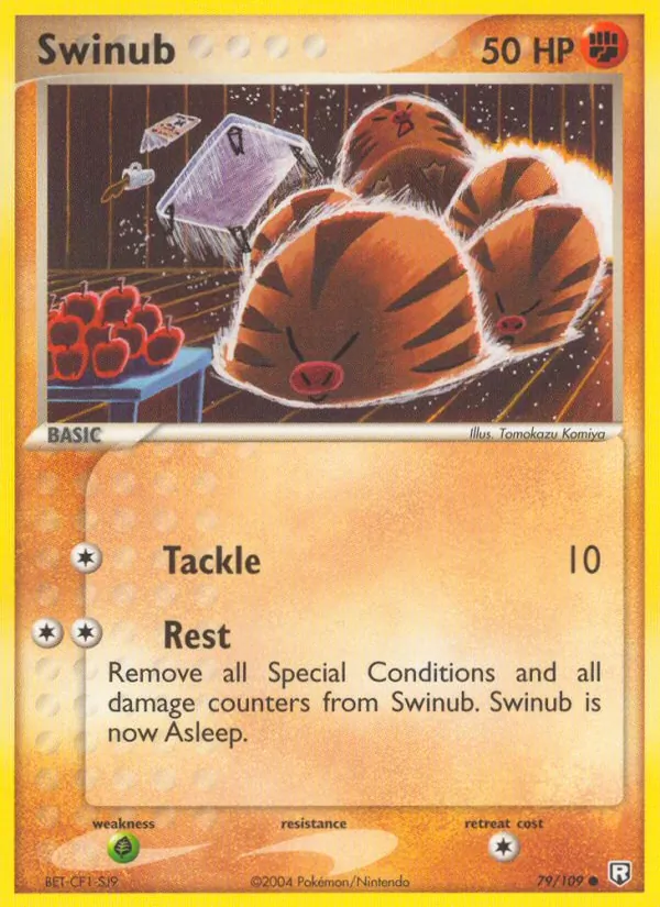 Swinub #79 – Team Rocket Returns card