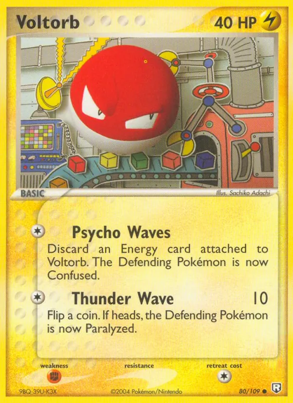 Voltorb #80 – Team Rocket Returns card