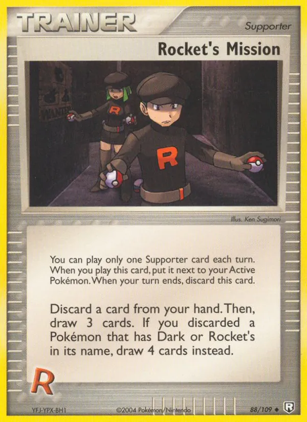 Rocket's Mission #88 – Team Rocket Returns card