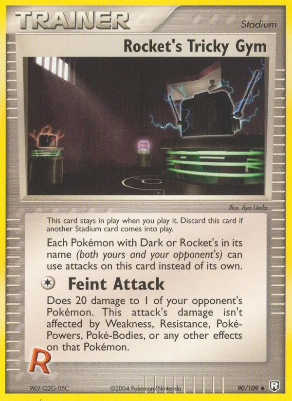 Rocket's Tricky Gym #90 – Team Rocket Returns card