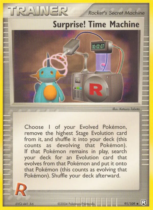 Surprise! Time Machine #91 – Team Rocket Returns card
