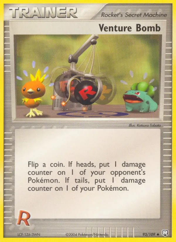 Venture Bomb #93 – Team Rocket Returns card