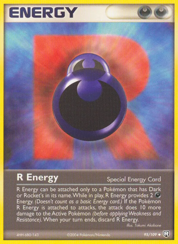 R Energy #95 – Team Rocket Returns card