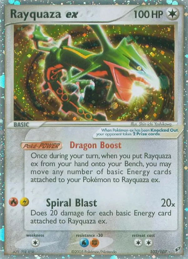Rayquaza ex #102 – Deoxys card