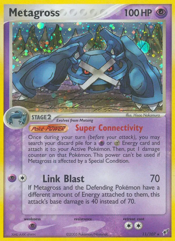 Metagross #11 – Deoxys card