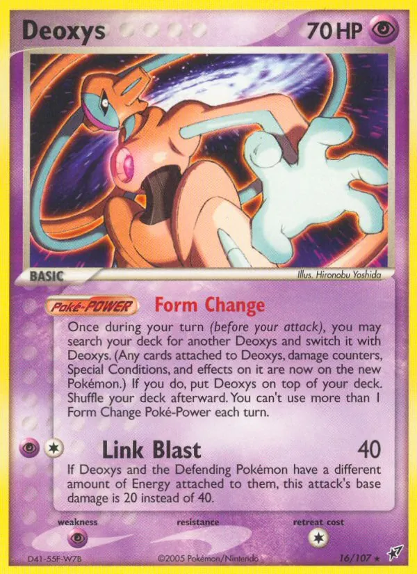 Deoxys #16 – Deoxys card