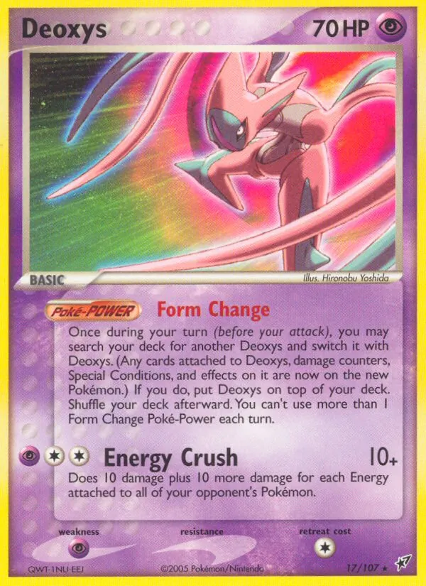 Deoxys #17 – Deoxys card
