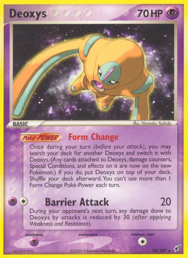 Deoxys #18 – Deoxys card