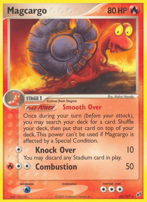 Magcargo #20 – Deoxys card
