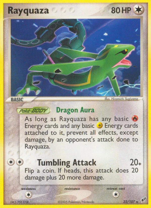 Rayquaza #22 – Deoxys card