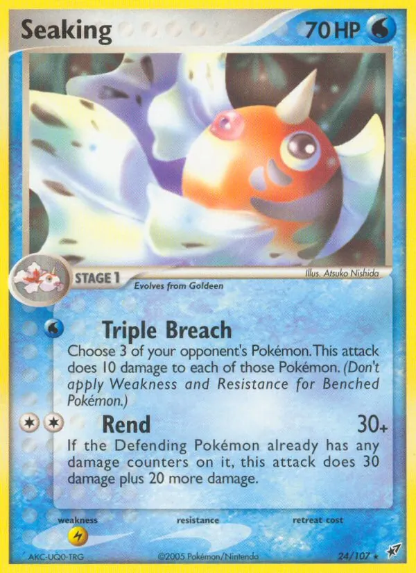 Seaking #24 – Deoxys card