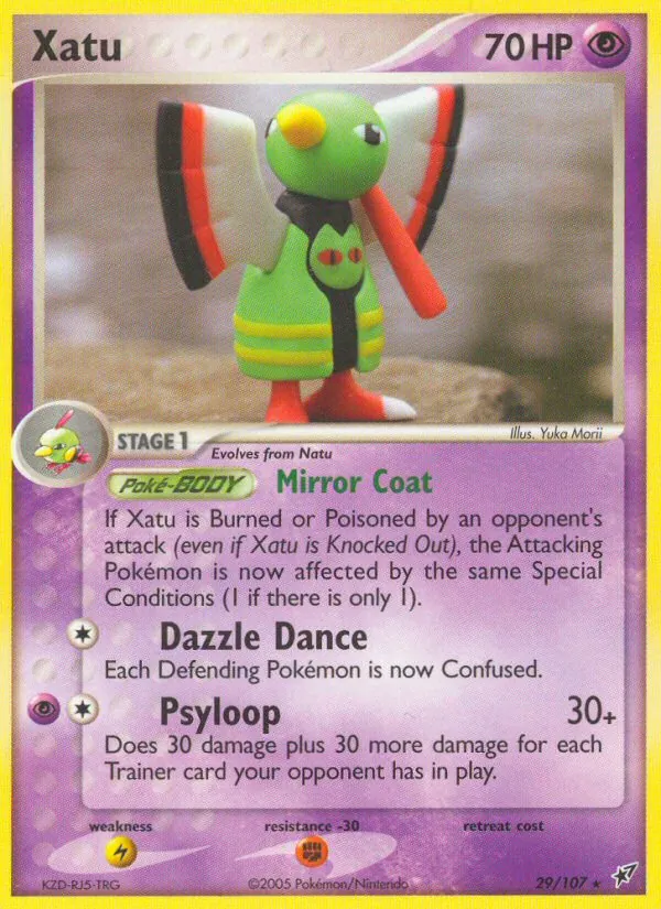 Xatu #29 – Deoxys card
