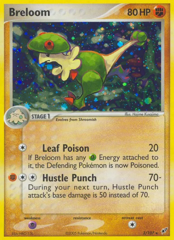 Breloom #3 – Deoxys card