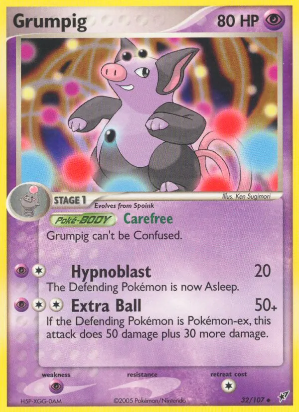 Grumpig #32 – Deoxys card