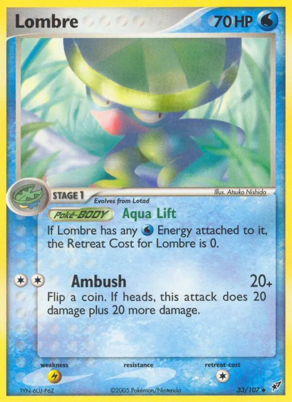 Lombre #33 – Deoxys card