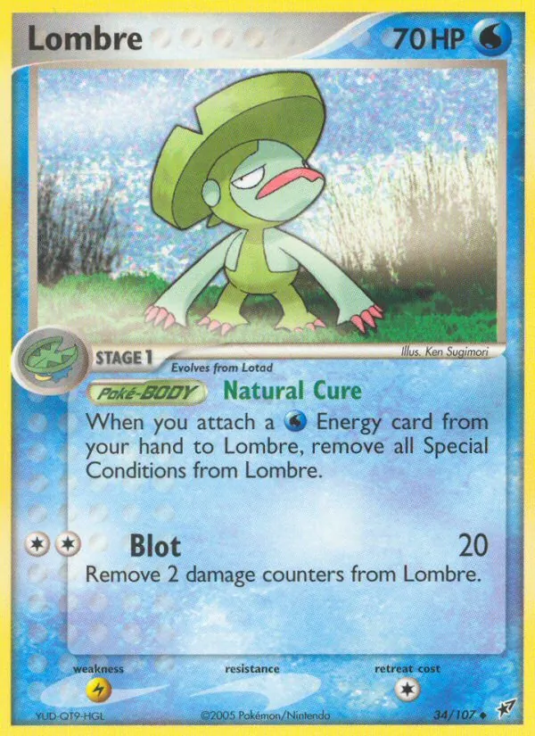 Lombre #34 – Deoxys card